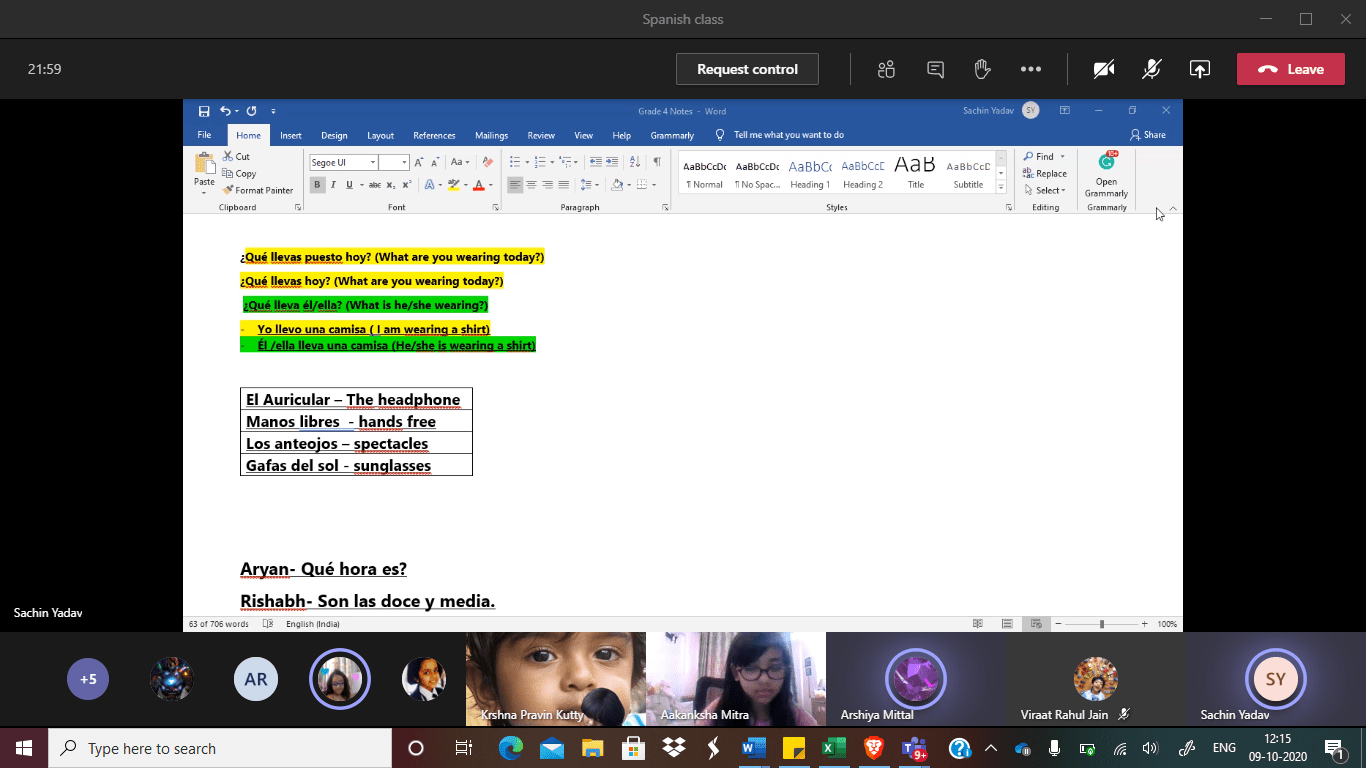 Glimpses from 4E (October 10, 2020)