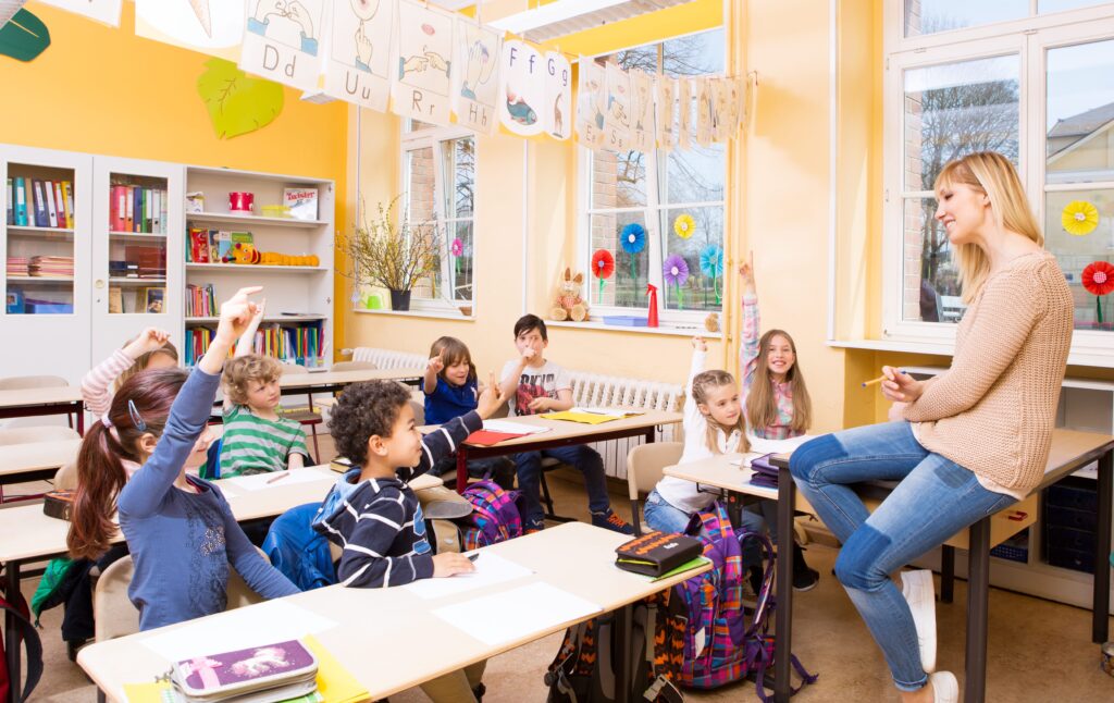 students in class GradePower Learning