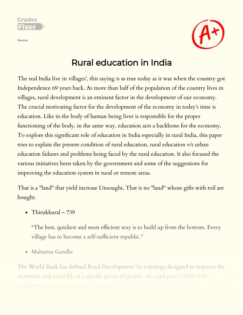 Education In India Essay Telegraph