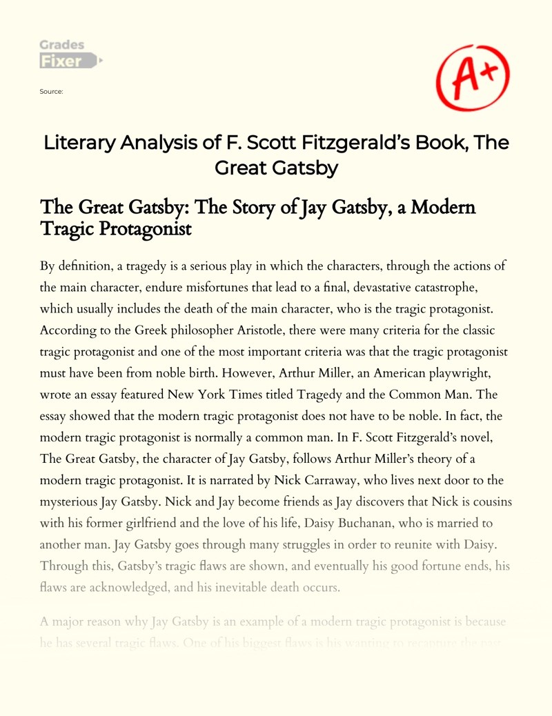 The Great Gatsby Analysis Essay Telegraph