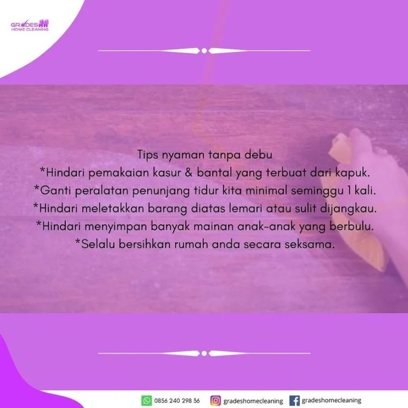 Cara Membersihkan Debu Secara Efektif Grades Home Cleaning