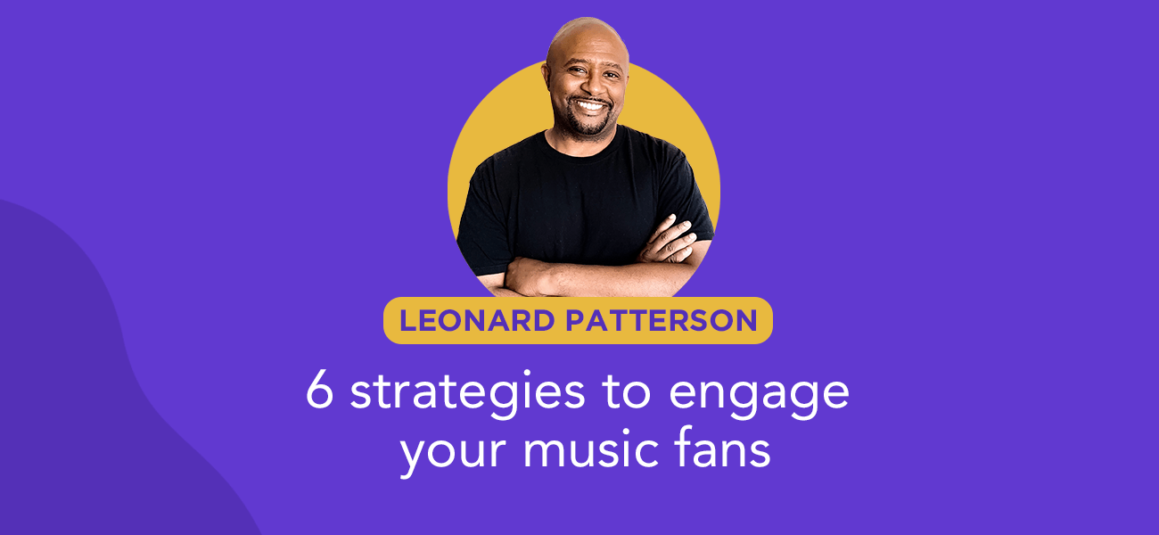 6 fan engagement ideas for musicians Gradient by PosterMyWall