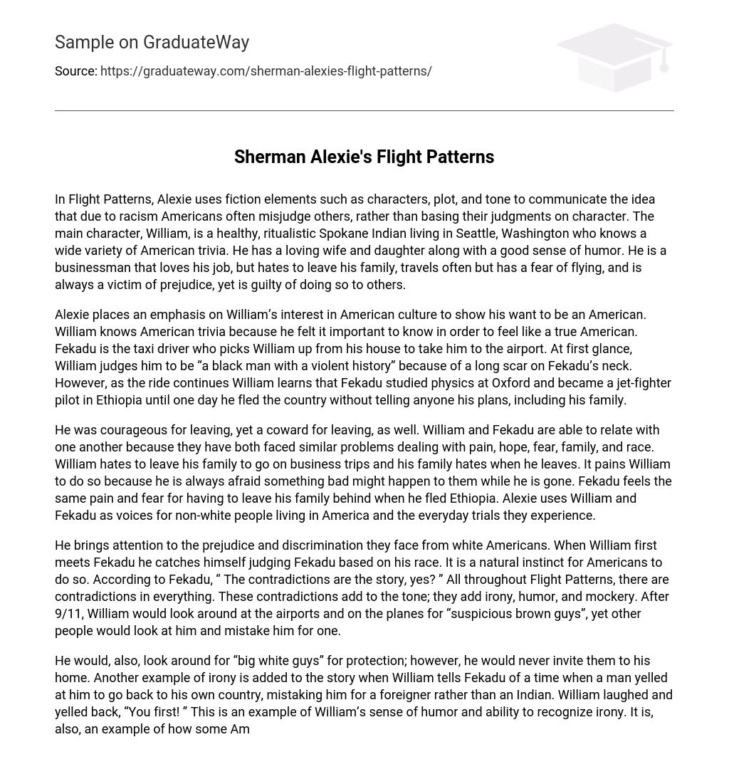 flight patterns sherman alexie plot summary descargaslrj