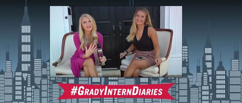 GradyInternDiaries Cassie Daigle and Caroline Elliott Grady College
