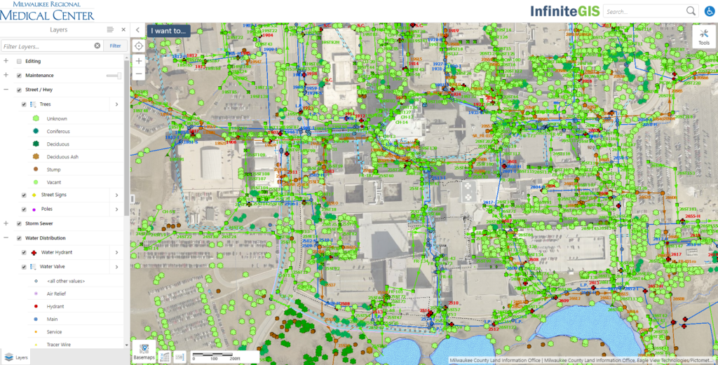 Milwaukee Regional Medical Center GIS GRAEF