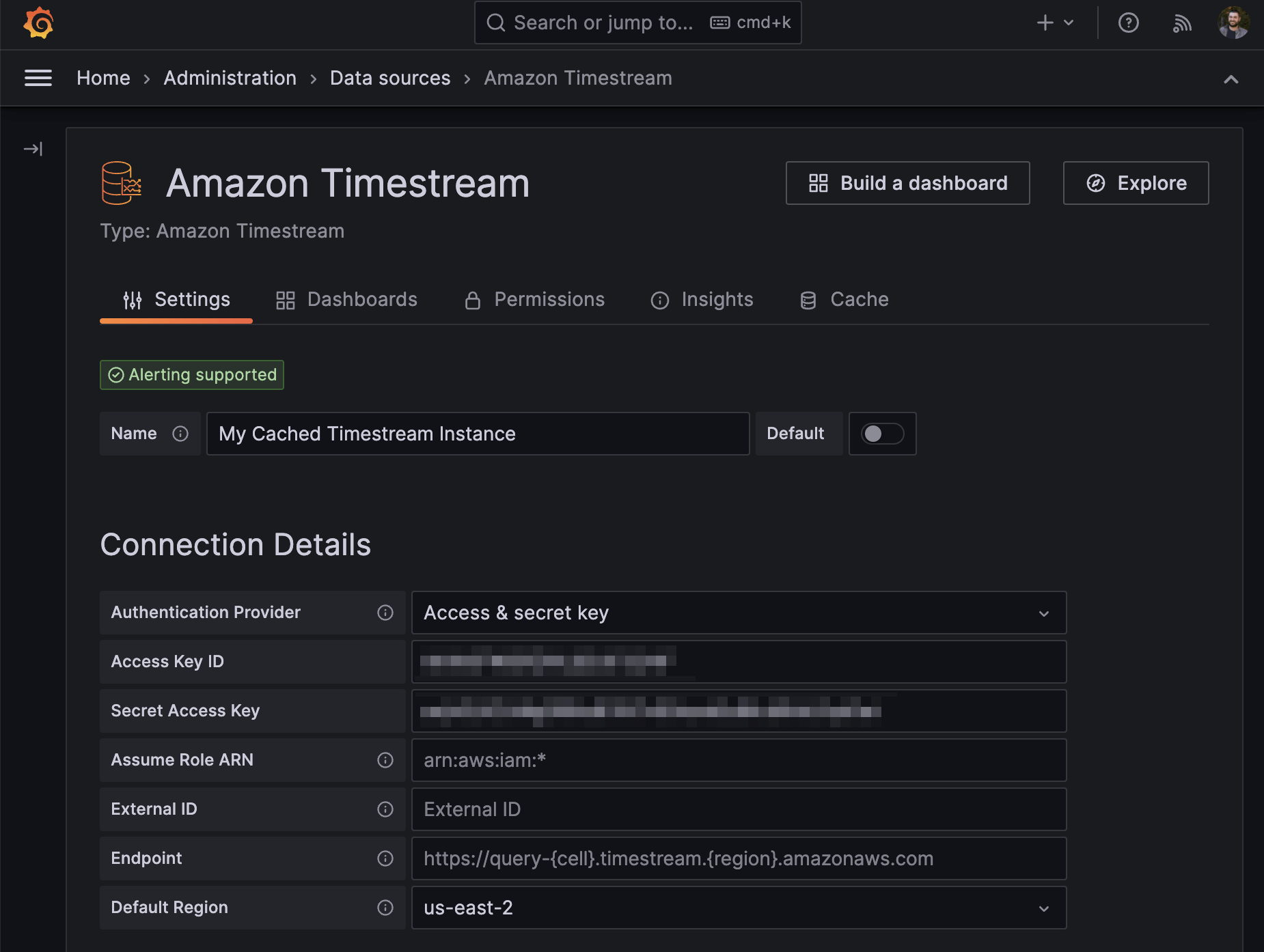 Query caching in Grafana and Amazon Timestream Faster and more costeffective dashboards