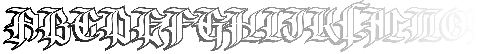 Graffiti Fonts Olde Gangsta