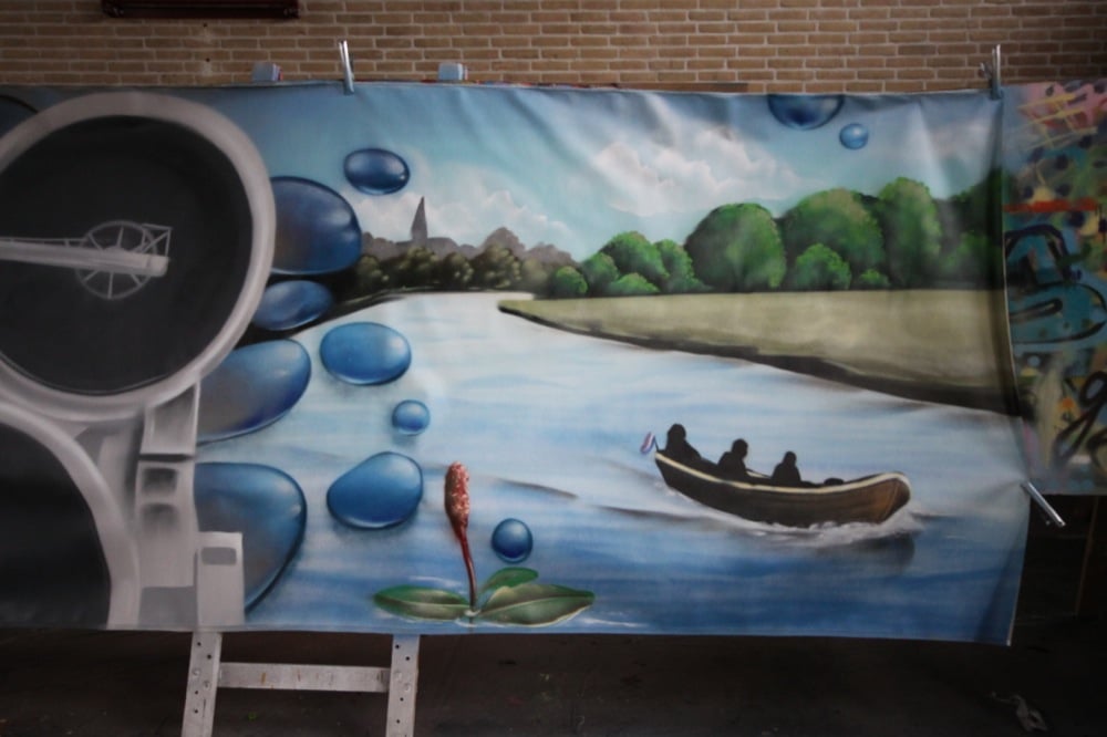 Kunstwerk Waterschap Gooi En Vechtstreek Graffitinetwerk