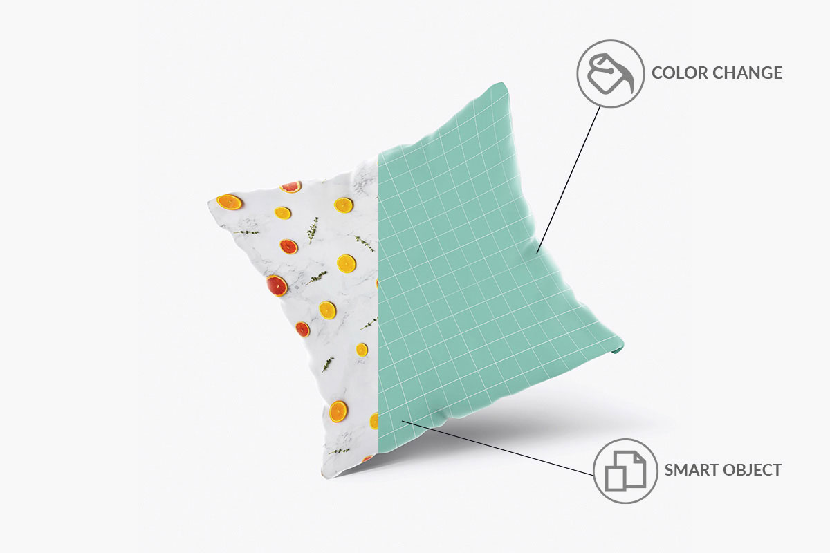 Pillow Cover Mockup GRAFLICK