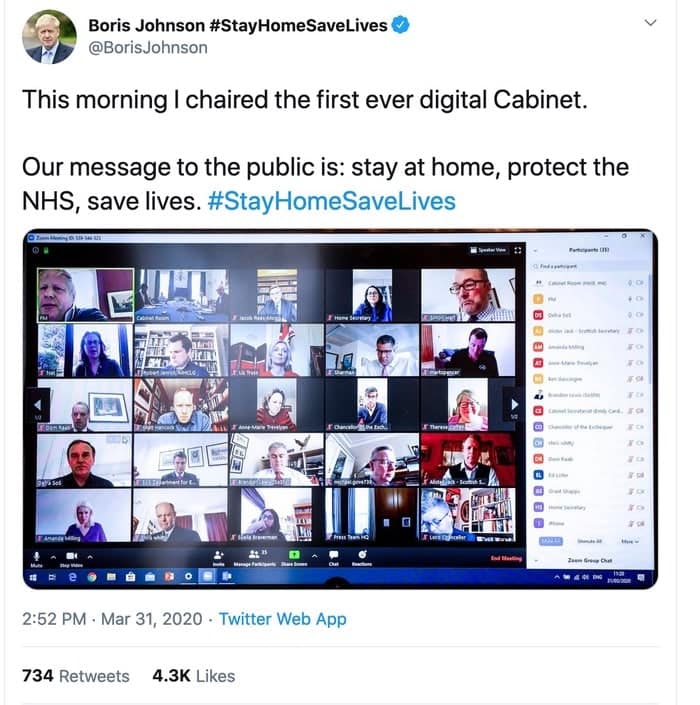 The UK is meeting on Zoom… here’s the meeting ID • Graham Cluley