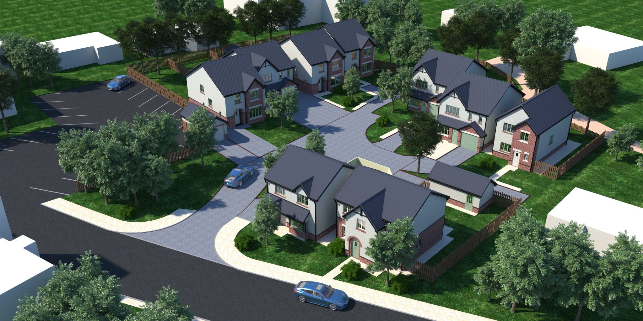 9 House Development, Longton, Preston Graham Lea Architecture