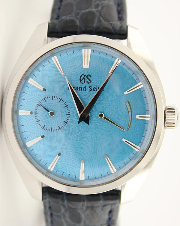2022 Grand Seiko Elegance Collection 39MM Bue Dial Leather Strap (SBGK