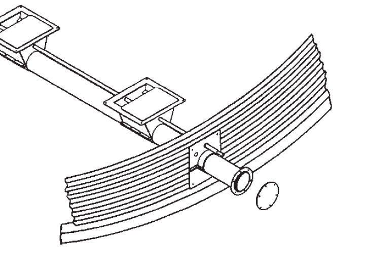 Hutchinson Tube Cap for 8" Auger Unloader
