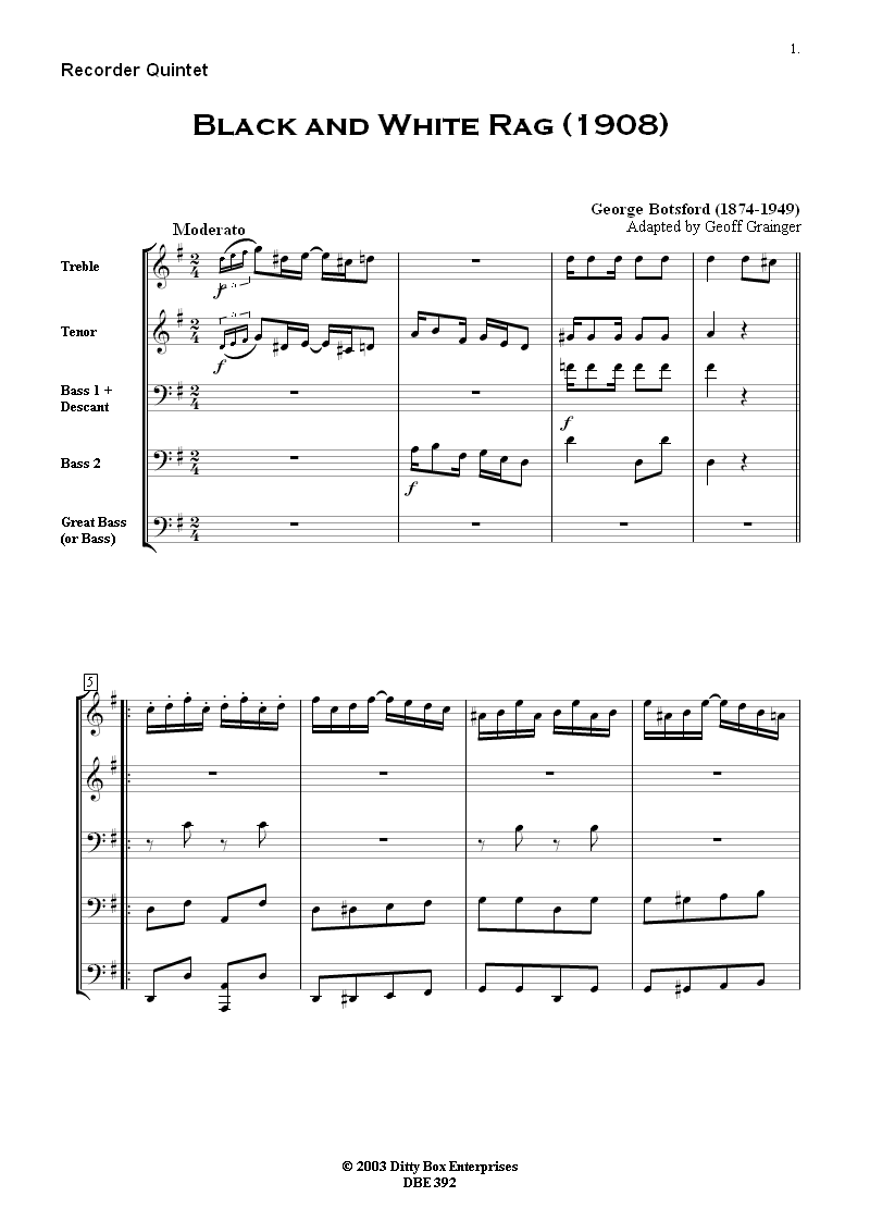 Black and White Rag (1908)