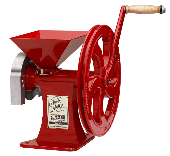 Model No. 116 Grain Mill GrainMaker Made in Montana Grain and Flour