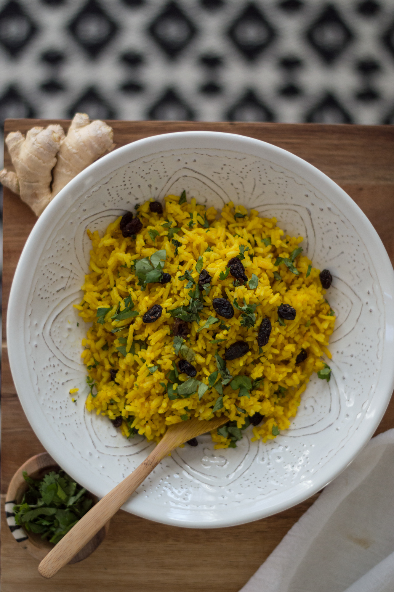 Warming Turmeric Rice with Ginger Grain Trust