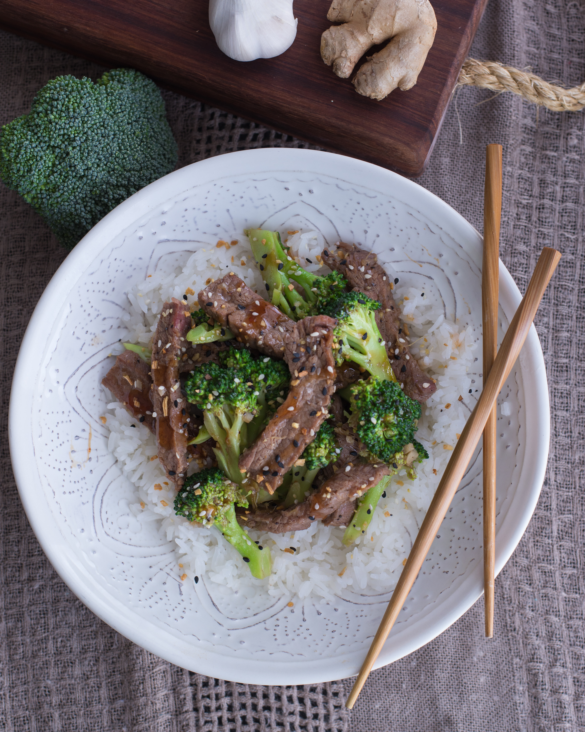 Beef and Broccoli Stir Fry with Jasmine Rice Grain Trust