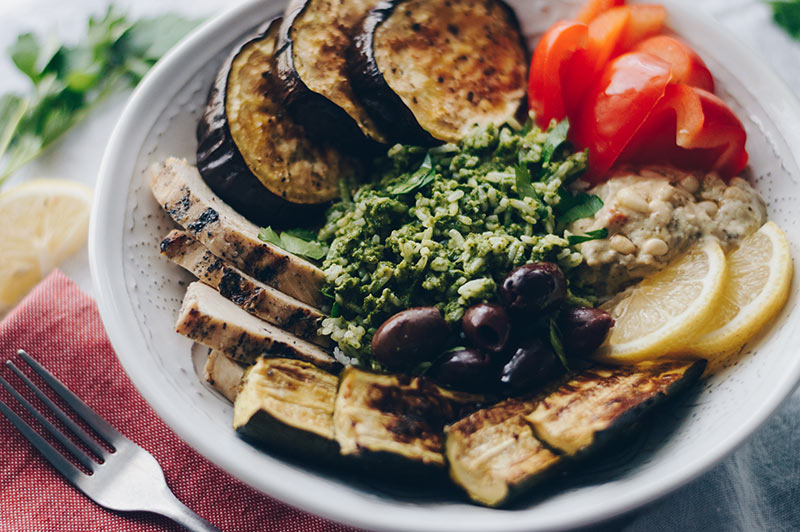 Mediterranean Rice Bowl Grain Trust