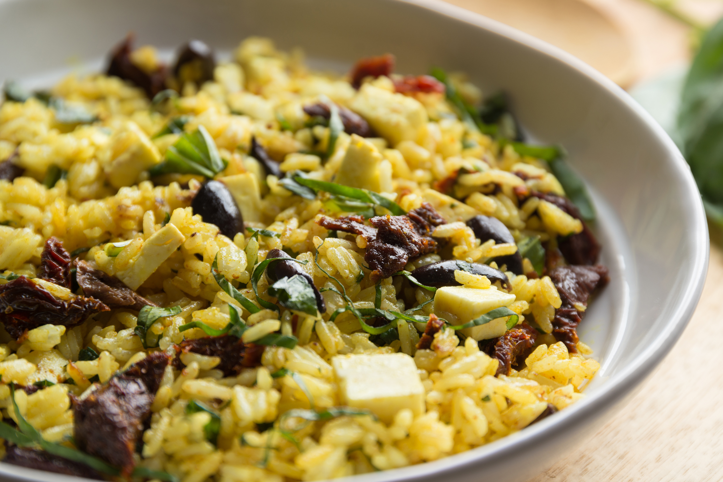 Turmeric Jasmine Rice Salad with Sun Dried Tomatoes Grain Trust