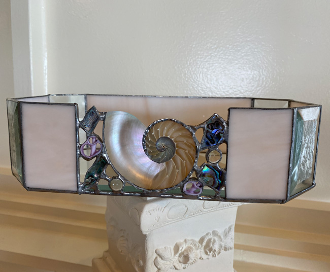 Stained Glass Vanity Tray Blush Gramercy Gift Gallery The GoTo