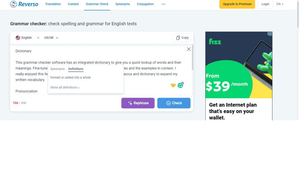 Reverso Grammar Review