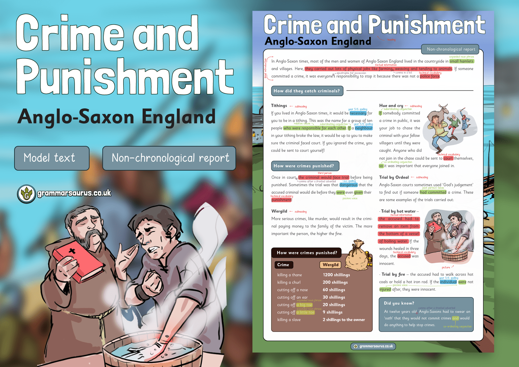 Year 5 Model Text Nonchronological report Crime and Punishment in