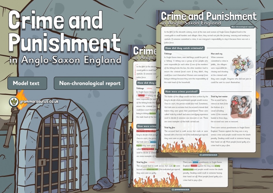 Year 4 Model Text Nonchronological report Crime and punishment in