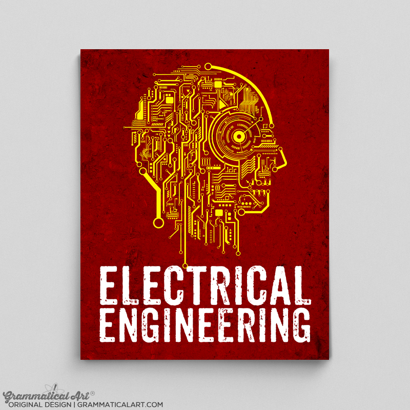 Electrical Engineering Print Grammatical Art