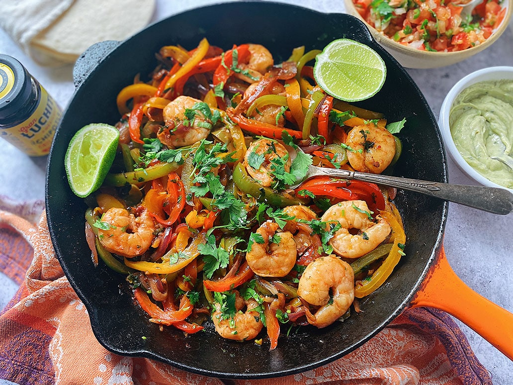 Prawn Fajitas Recipe With Habanero & Lime Flavour Gran Luchito