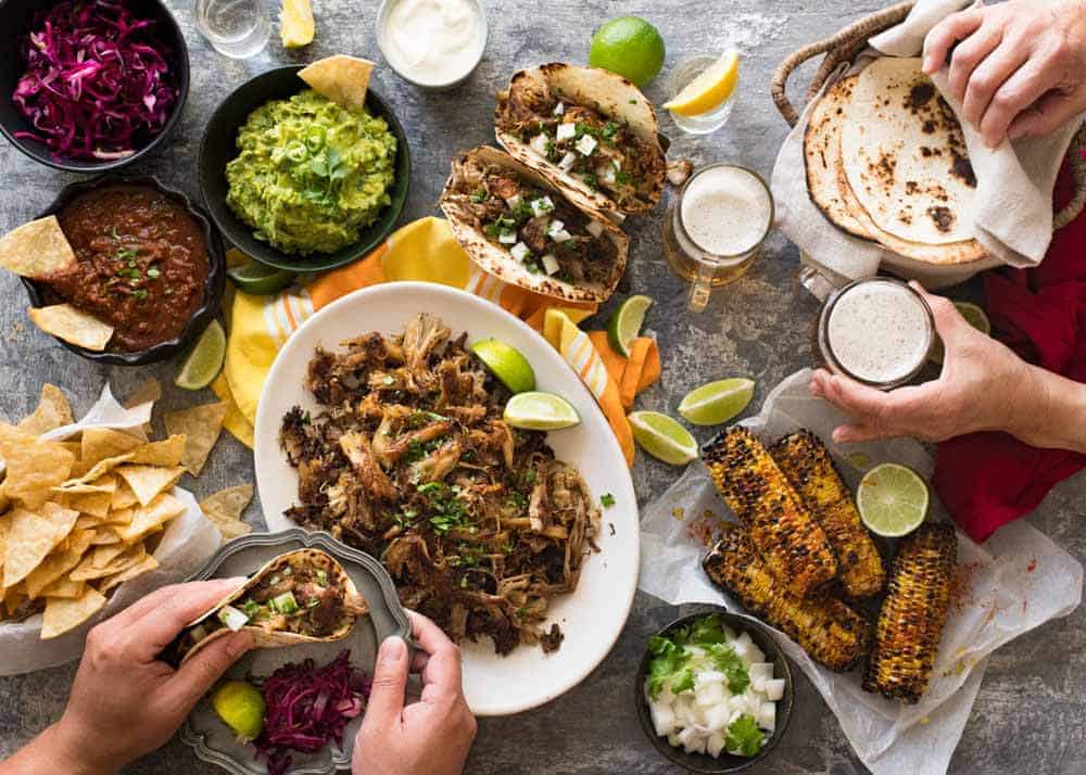 Mexican Dinner Party From A Mexican Buffet to A Formal Fiesta!