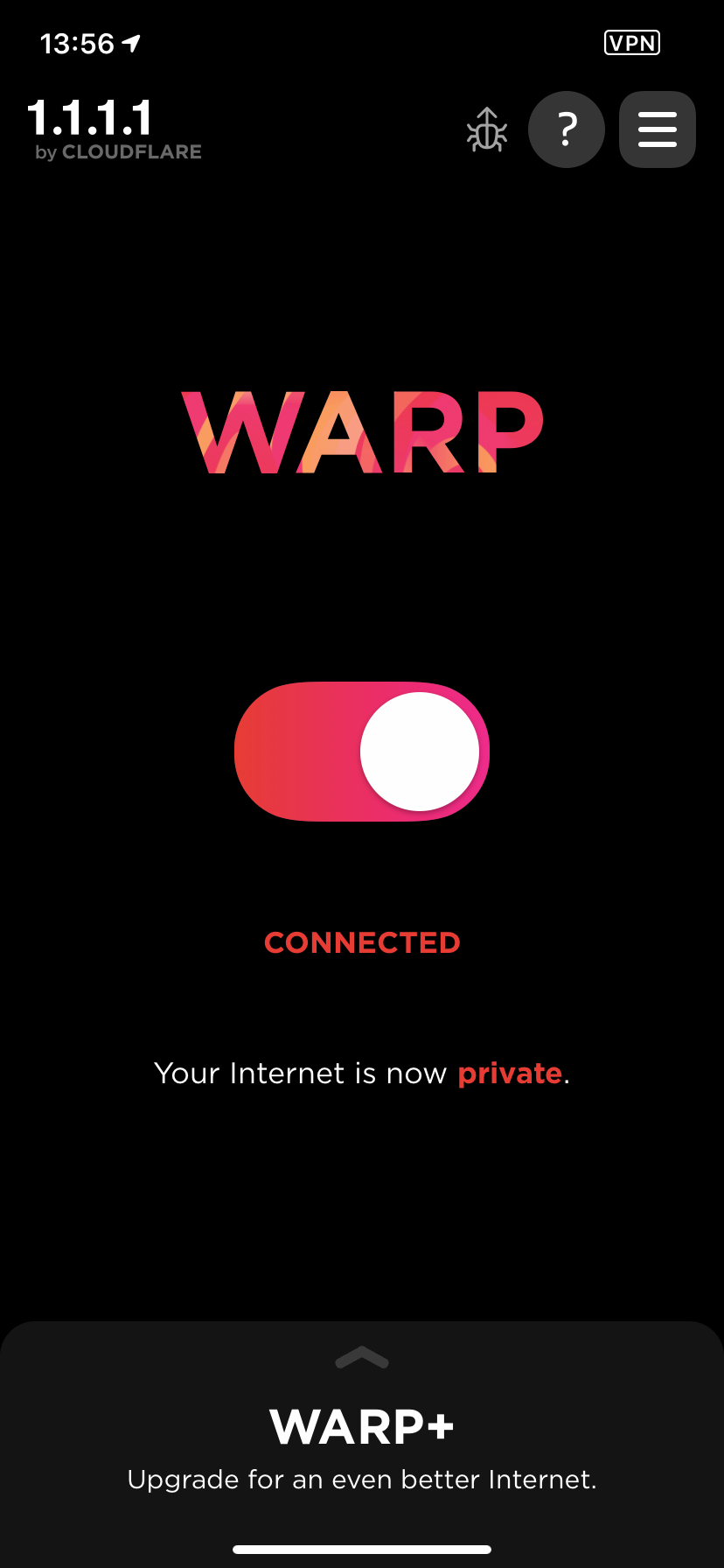 Aplikace 1111 VPN pro iOS GranátovýJablko.cz