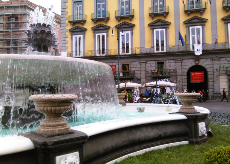 Around the fountains of Naples Gran Caffè Gambrinus