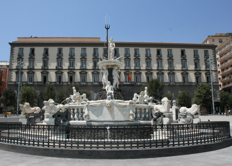 Around the fountains of Naples Gran Caffè Gambrinus
