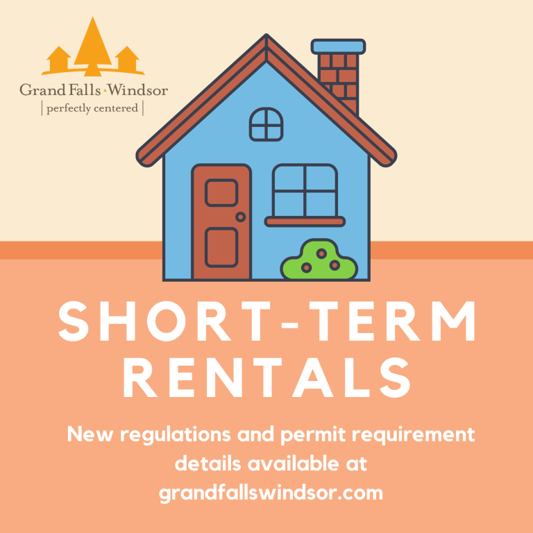ShortTerm Rental Regulations Grand FallsWindsor