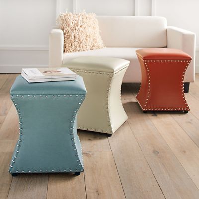 Onyx Ottoman Grandin Road