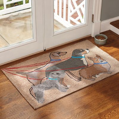 Dog Walking Entry Mat Grandin Road