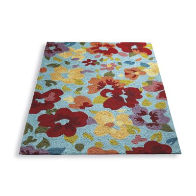 Flower Garden Outdoor Rug Grandin Road