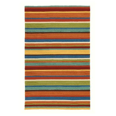 Cabana Stripe Outdoor Rug Grandin Road