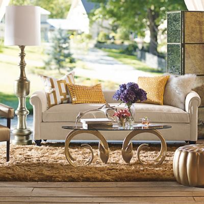 Harrison Sofa in Pewter Grandin Road