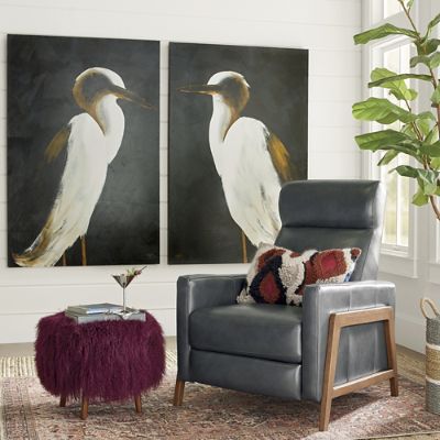 White Heron Wall Art Grandin Road