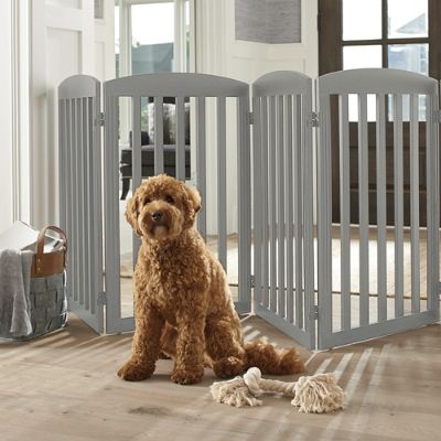 Freestanding Wooden Pet Gate Grandin Road