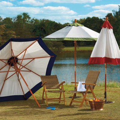 Border Canopy Umbrella with Frame Grandin Road