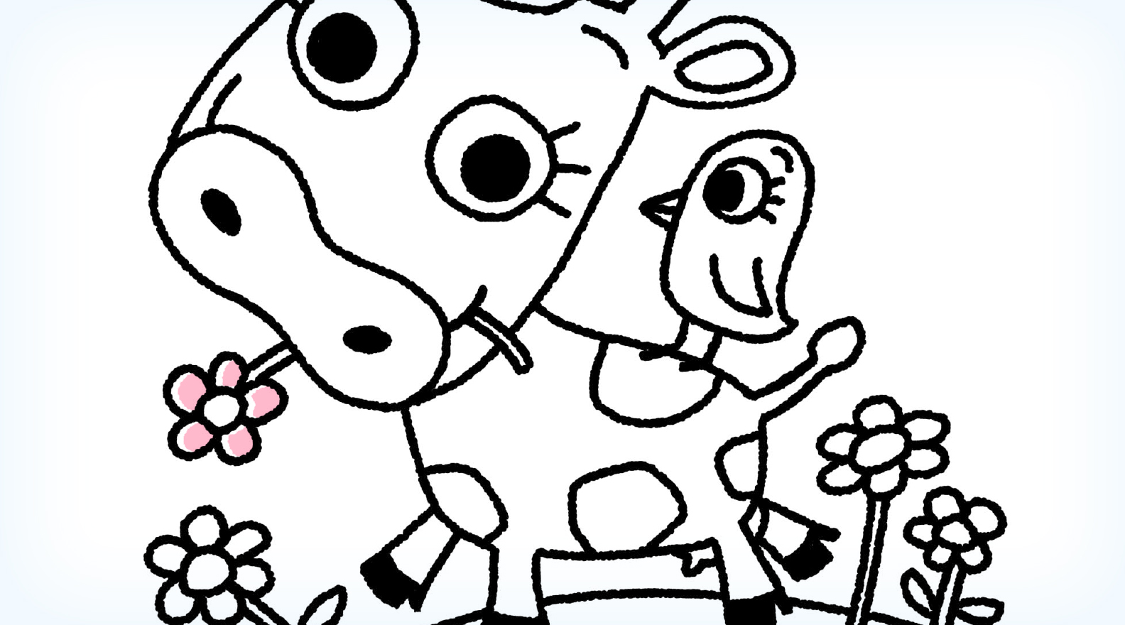 Coloriage La Vache Coloriages Animaux Grandir Avec Nathan Coloriage La Vache Coloriages Animaux Grandir Avec Nathan