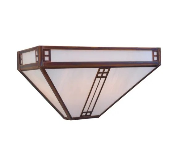 Grand Light » Prairie 15″ W Large Arts & Crafts Wall Sconce