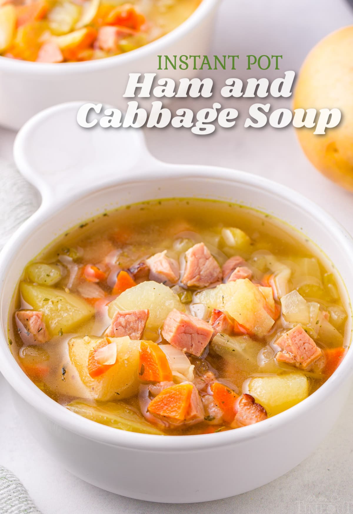 HAM AND CABBAGE SOUP (INSTANT POT)