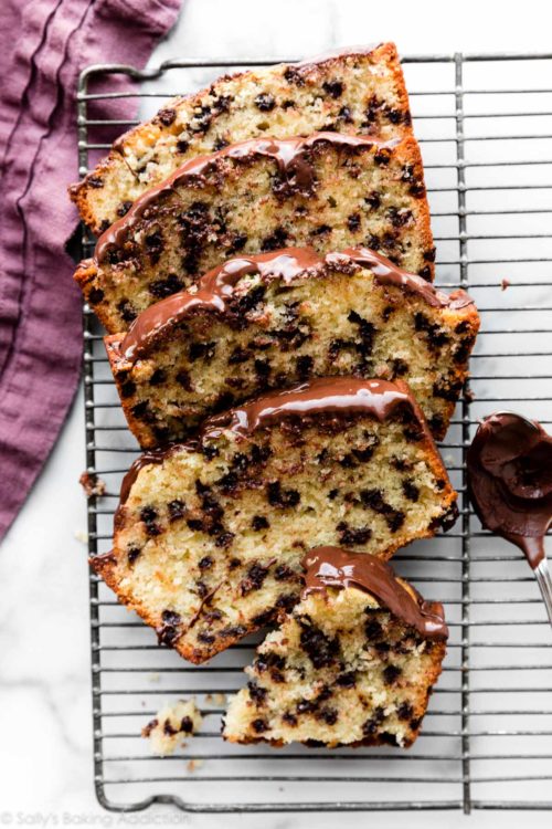 Chocolate Chip Loaf Cake Grandma's Things