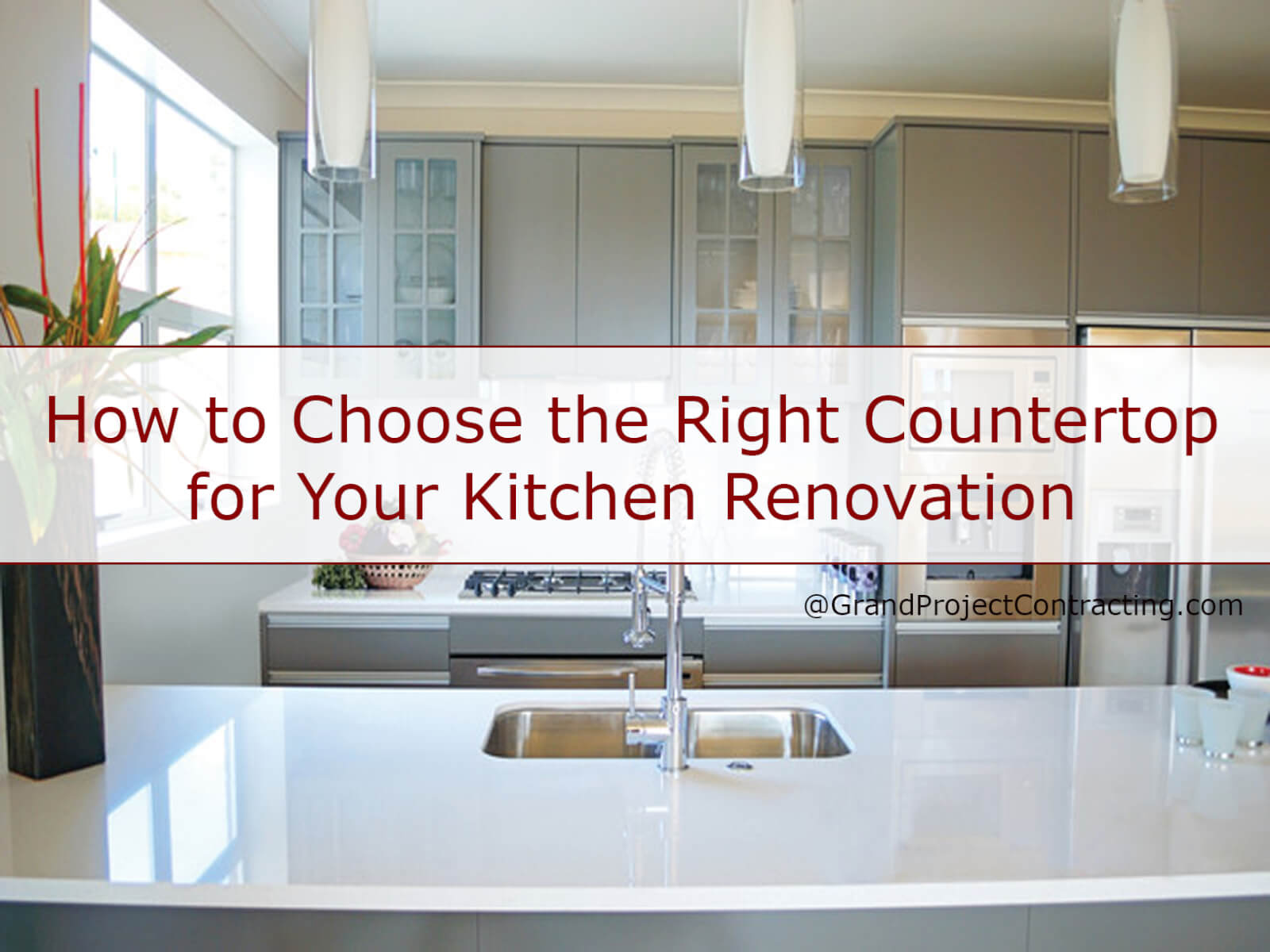 The Right Countertop for Your Kitchen Renovation