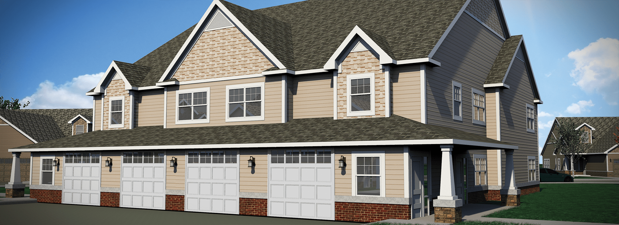 The Riverside Four Units Grandview Commons Dexter