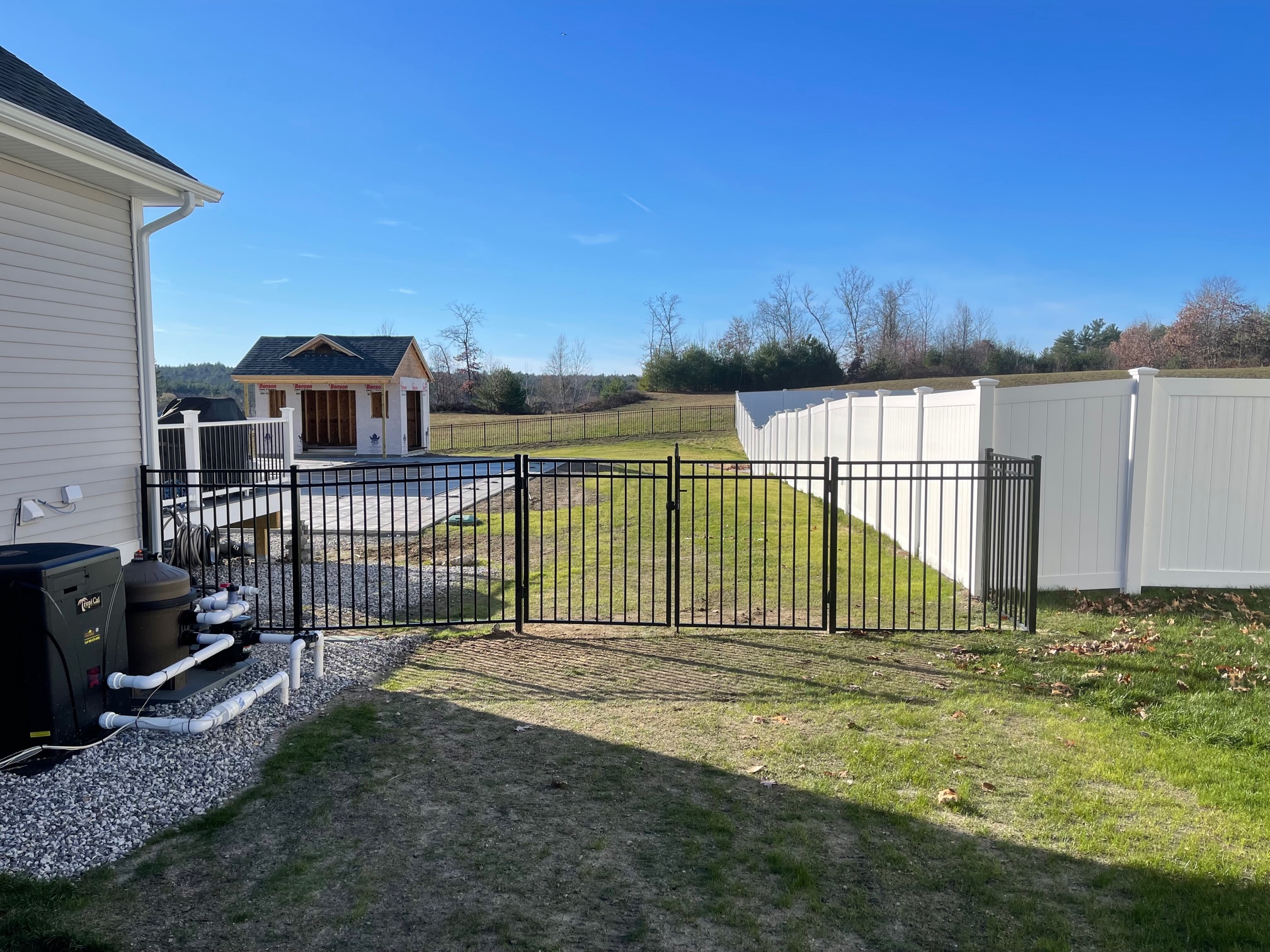 Aluminum Fencing Installed in Londonderry, NH. Granite State Fence