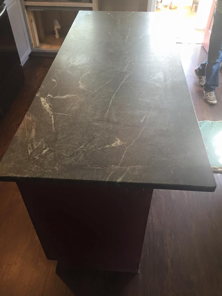 Grey Soapstone Installation Gallery Granite Works of PA